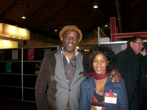 Fatoumata Sibide a la foire du livre